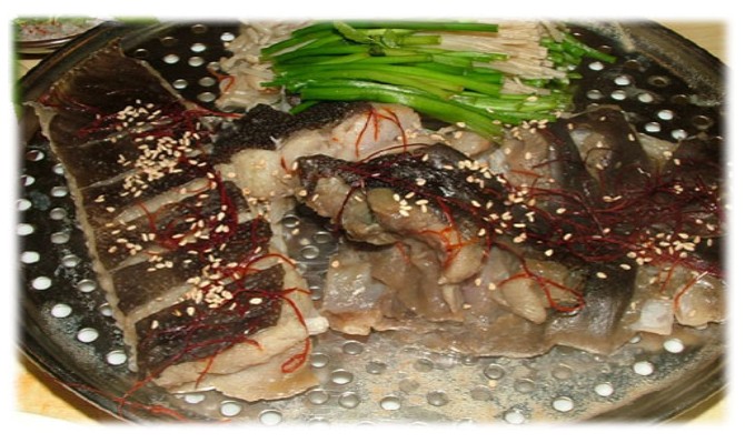 수입산 홍어(찜용) 1.0kg   홍어찜 홍어탕